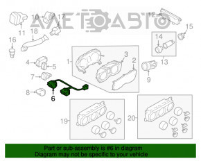 Кнопки передней панели Subaru Forester 14-18 SJ