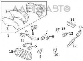 Butonul Start-Stop pentru Subaru Forester 19- SK