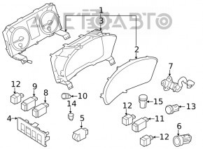 Кнопка аварийной сигнализации Subaru Outback 20-