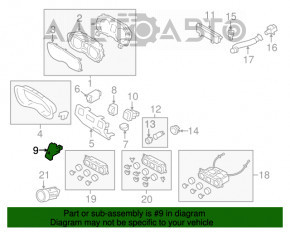 Butonul de avertizare de urgență Subaru Forester 14-18 SJ