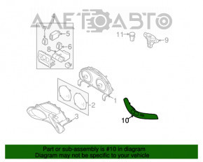 Controlul afișajului cu 2 butoane Subaru B9 Tribeca