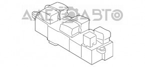 Controlul geamului electric din partea dreapta față a Subaru B10 Tribeca