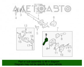 Comutatorul de sub volan stânga Subaru B10 Tribeca