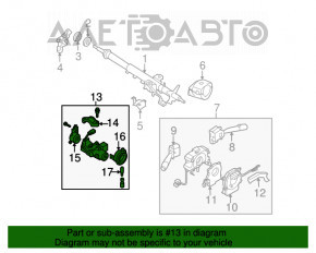 Blocarea de aprindere a Subaru b9 Tribeca cu cheie