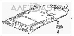 Acoperirea tavanului pentru Acura MDX 16-20 cu trapa