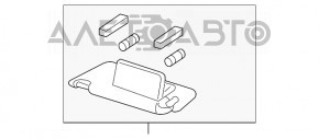 Capota dreapta Honda Accord 13-17, neagra.