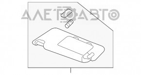 Capota dreapta Honda Insight 19-22 gri.