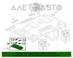 Capota dreapta Honda Clarity 18-21 SUA gri