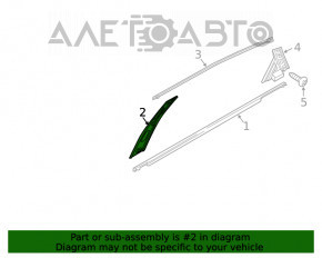 Capac usa spate dreapta Hyundai Sonata 20- fata din material