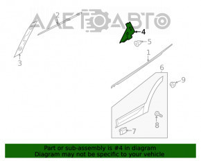 Capac usa spate stanga Hyundai Santa FE 19- spate nou OEM KOR