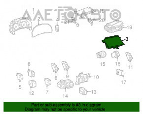 Monitor, display fără navigație Lexus RX350 10-15