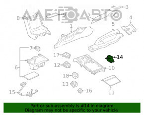 Кнопка Parking Subaru Forester 19- SK