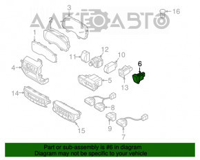 Кнопка стояночного тормоза Subaru Outback 10-14