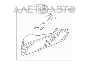 Reflector spate dreapta Mitsubishi Outlander 14-15 pre-restilizare.