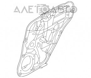 Geam electric cu motor spate dreapta Kia Niro 17-22 HEV, PHEV