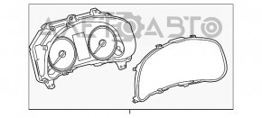 Panoul de instrumente Lexus NX300 18-21