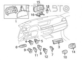 Panoul de instrumente Lexus IS 14-20 fsport