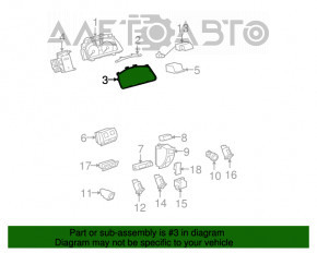 Ramele de bord pentru Lexus LS460 07-12 SUA