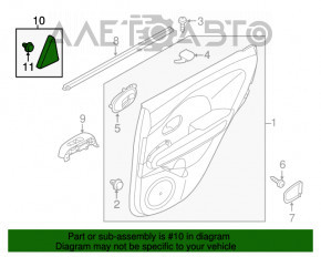 Capac usa interioara spate dreapta Kia Soul 14-19