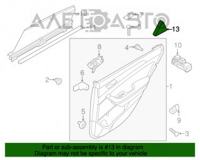 Capac usa interioara spate dreapta Hyundai Sonata 15-19