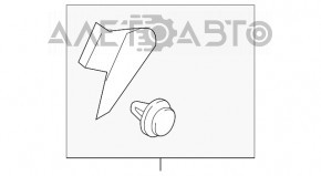 Capac usa interioara spate stanga Toyota Sienna 11-20