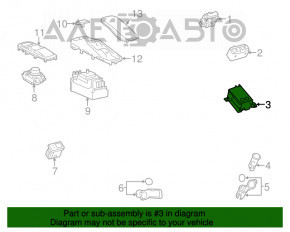 Blocul de control al modurilor de transmisie automată Lexus ES300h 13-18 bej