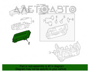 Capacul cutiei de sigurante sub capota Cadillac CTS 16