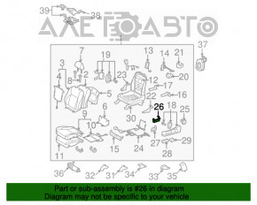 Controlul scaunului șoferului pentru Lexus ES350 07-12