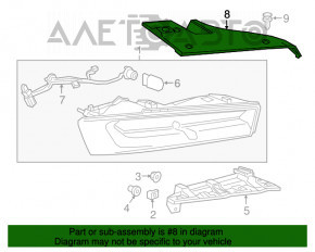 Capacul farului drept pentru Chevrolet Camaro 16 - tip 2.