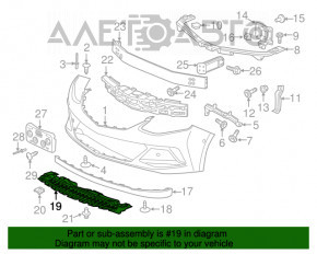 Protecția de bara frontală pentru Chevrolet Volt 16- nouă originală OEM