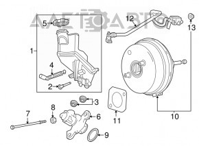 Amplificator de vidare GMC Terrain 18-