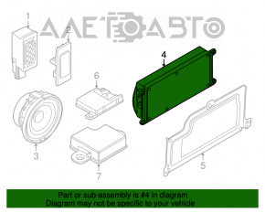 Modulul de control al telematicii X5 E70 07-13