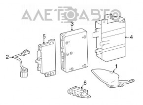 Modul de comunicare Bluetooth Chevrolet Malibu 16-