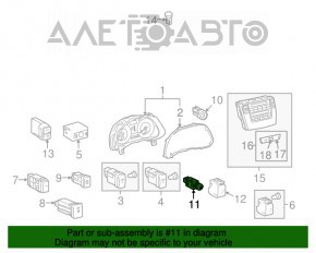 Butonul de control al iluminării panoului de instrumente pentru Lexus IS250 IS350 06-13