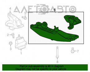 Подушка АКПП Chevrolet Camaro 16- 3.6