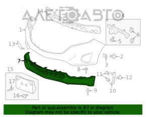 Buza bara fata Chevrolet Equinox 18-21 structura