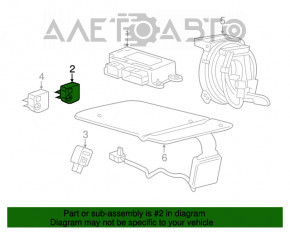 Senzor airbag dreapta fata GMC Terrain 18-