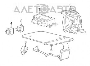 Senzor airbag dreapta fata Chevrolet Equinox 18-