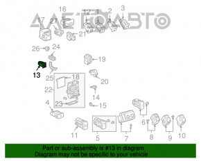 Butonul de dezactivare a direcției farurilor AFS off Lexus RX300 RX330 RX350 RX400h 04-09