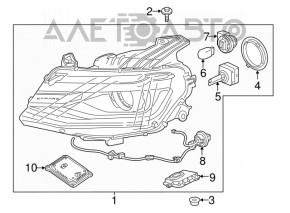 Blocul de aprindere Chevrolet Camaro 16-