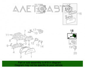 Кнопка задних птф Lexus IS200 IS300 99-05