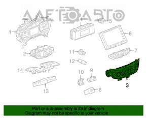 Управление климат-контролем Chevrolet Equinox 18 manual, царапины