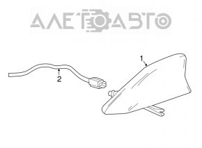 Антенна плавник Chevrolet Volt 16-