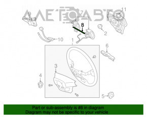 Шлейф кнопок управления на руле Lexus GS300 GS350 GS430 GS450h 06-07