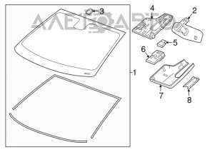 Camera de evitare a coliziunilor Front View Chevrolet Volt 16-