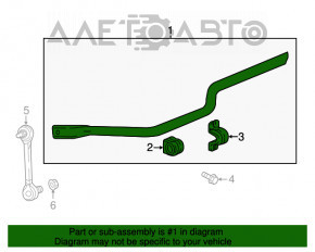 Stabilizator spate pentru Chevrolet Equinox 18- FWD