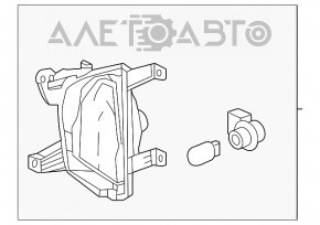 Semnalizator dreapta Chevrolet Equinox 18-21 fără PTF, nisip