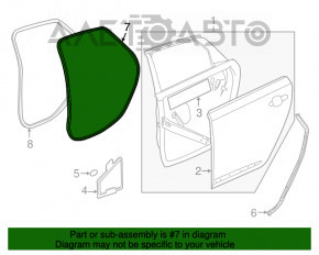 Garnitură de ușă față dreapta Chevrolet Impala 14-20