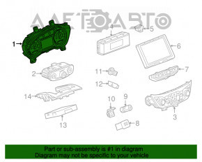 Щиток приборов Chevrolet Equinox 18-21 LYX