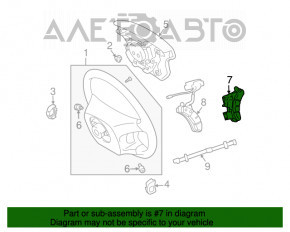 Кнопки управления на руле правое Lexus GX470 03-09